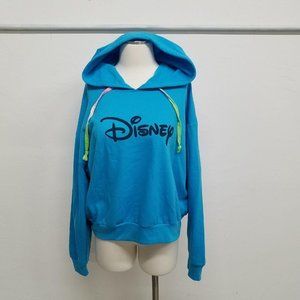 Disney Blue Hoodie Juniors Size XXL(19) NWT
